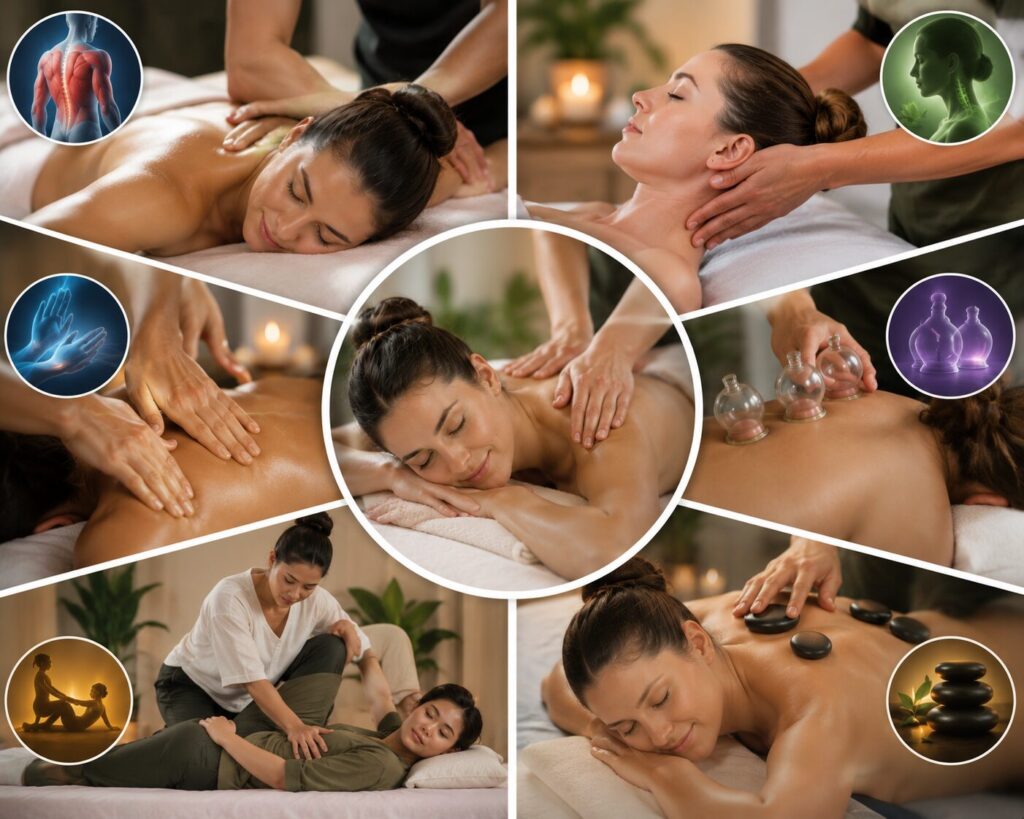 Different types of massage therapy