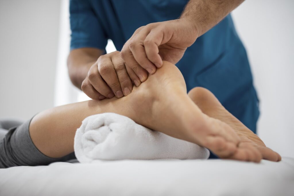 massage for tired legs and feet